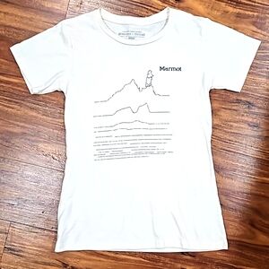 Marmot White Mountain Line Art Tee